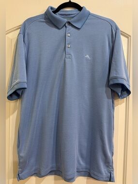 Tommy Bahama Light Blue Performance Polo
